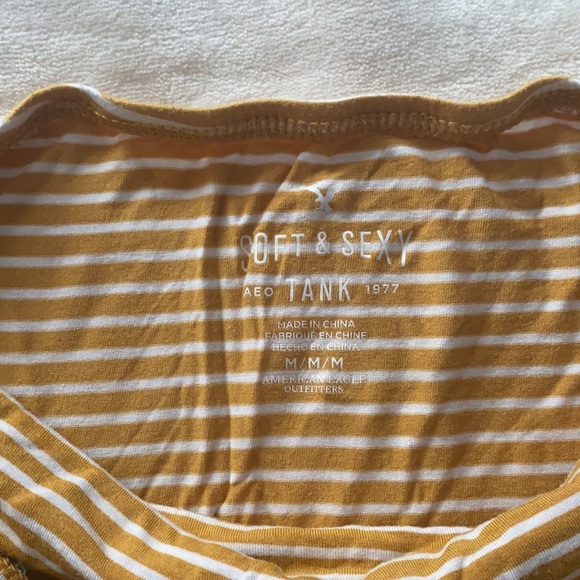 Yellow Striped AE Tube Top - Picture 3 of 3